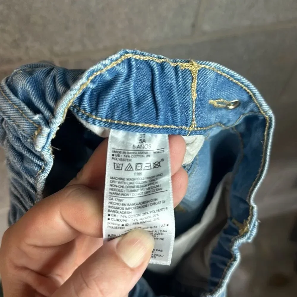 Old Navy Straight Leg Denim Jeans Boys Blue Size 5T